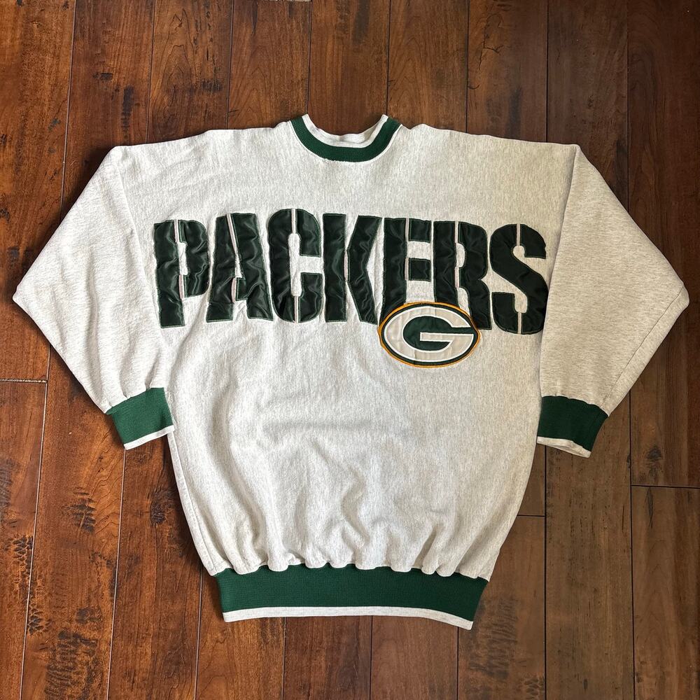 Vintage Greenbay Packers Legends Sweatshirt Mens XL Gray Embroidered NFL